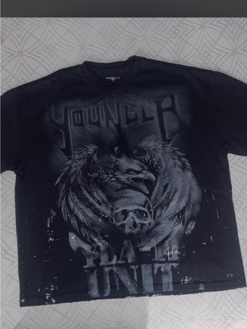 YoungLA 4168- Haze Tees- skull unit, large